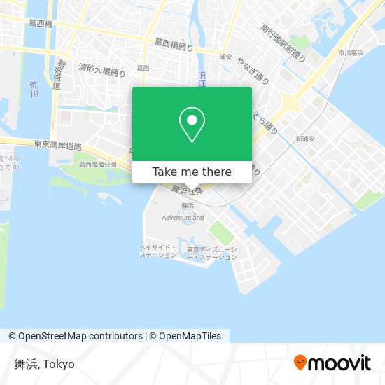 舞浜 map