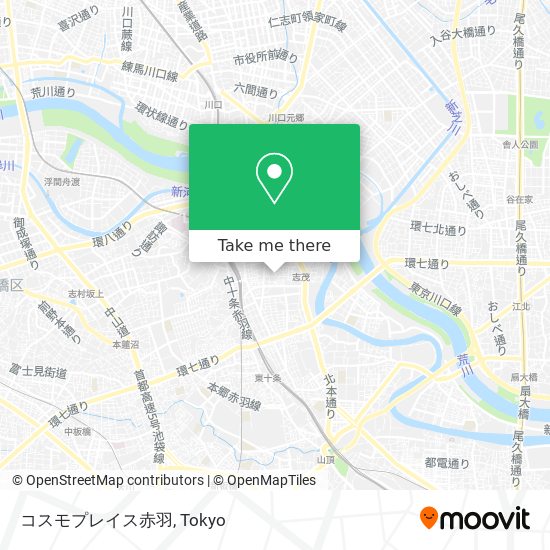 コスモプレイス赤羽 map