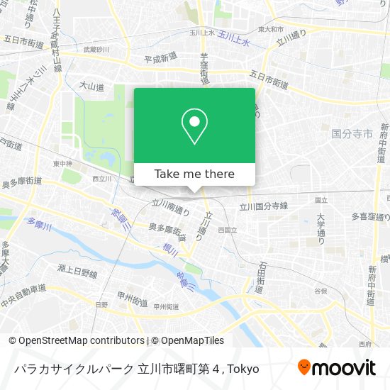 パラカサイクルパーク 立川市曙町第４ map