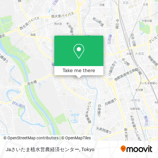 Jaさいたま植水営農経済センター map