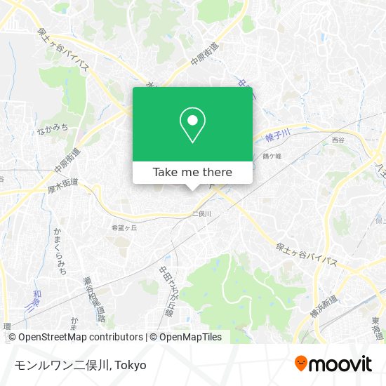 モンルワン二俣川 map