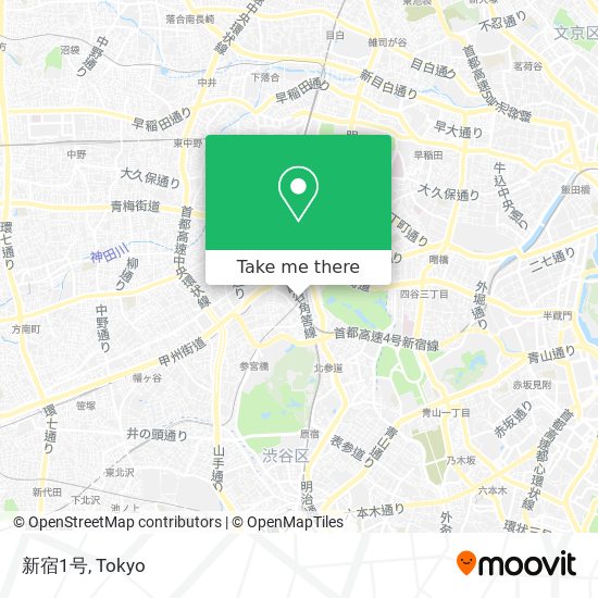 新宿1号 map