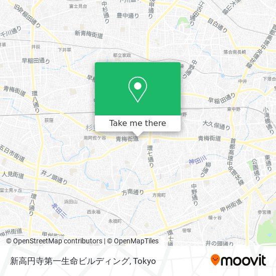 新高円寺第一生命ビルディング map