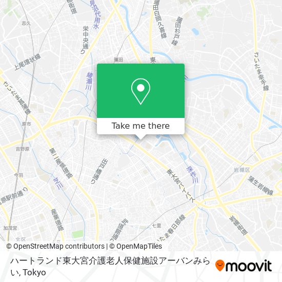 ハートランド東大宮介護老人保健施設アーバンみらい map