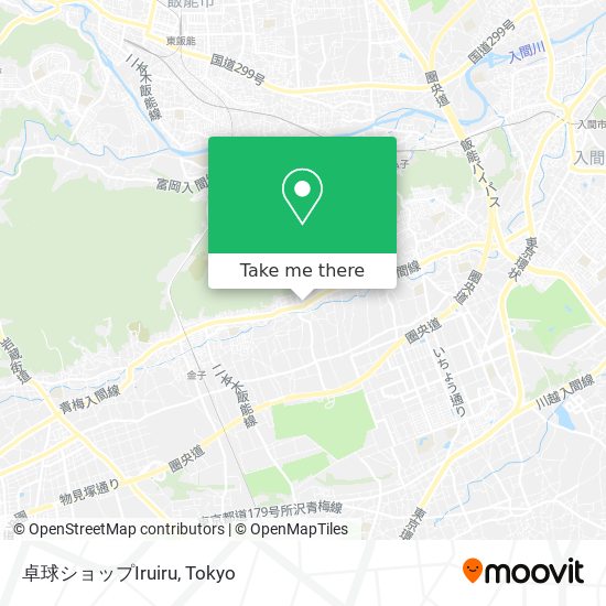 卓球ショップIruiru map