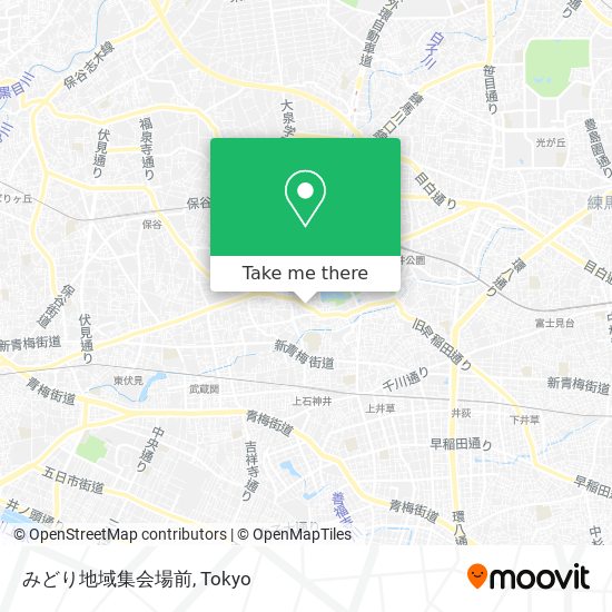 みどり地域集会場前 map