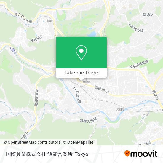 国際興業株式会社 飯能営業所 map