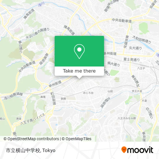 City Yokoyama Junior High School map