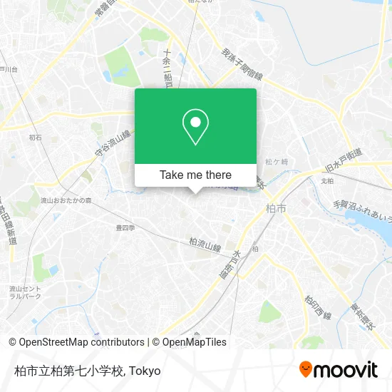 柏市立柏第七小学校 map