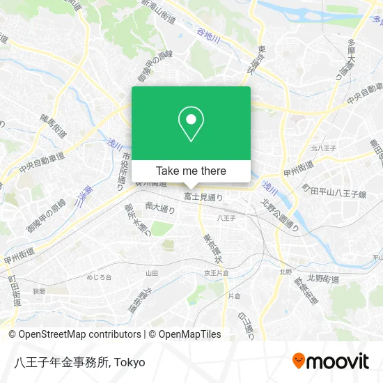 八王子年金事務所 map