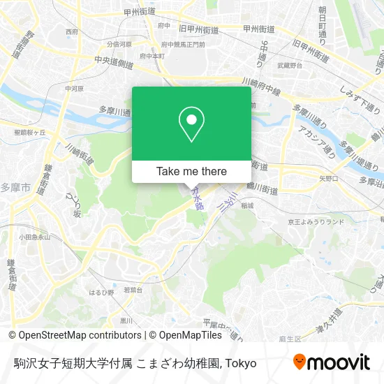 駒沢女子短期大学付属 こまざわ幼稚園 map