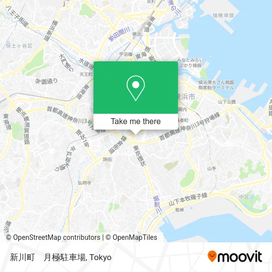 新川町　月極駐車場 map