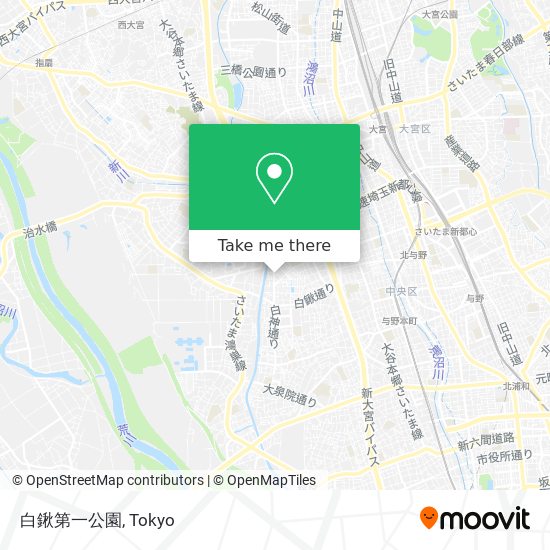 白鍬第一公園 map