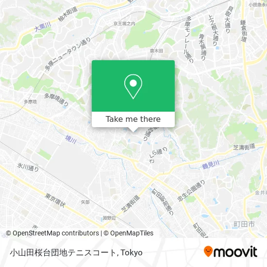 小山田桜台団地テニスコート map