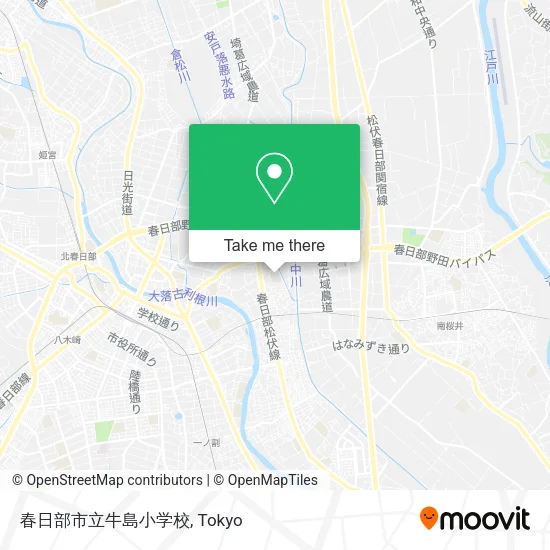 春日部市立牛島小学校 map
