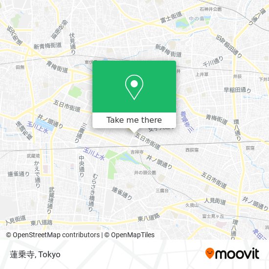 蓮乗寺 map