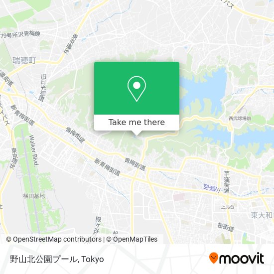 野山北公園プール map