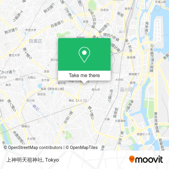 上神明天祖神社 map