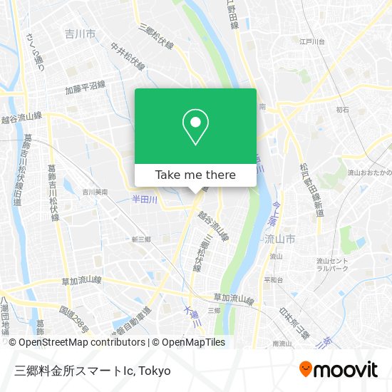 三郷料金所スマートIc map