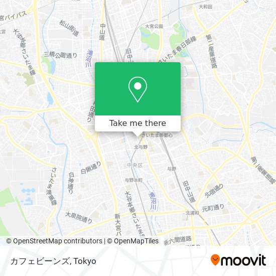 カフェビーンズ map