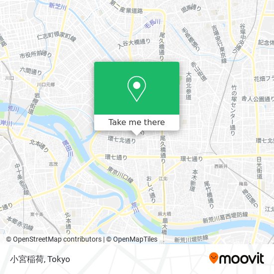 小宮稲荷 map