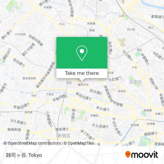 雑司ヶ谷 map