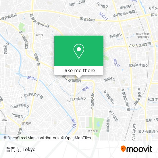 普門寺 map