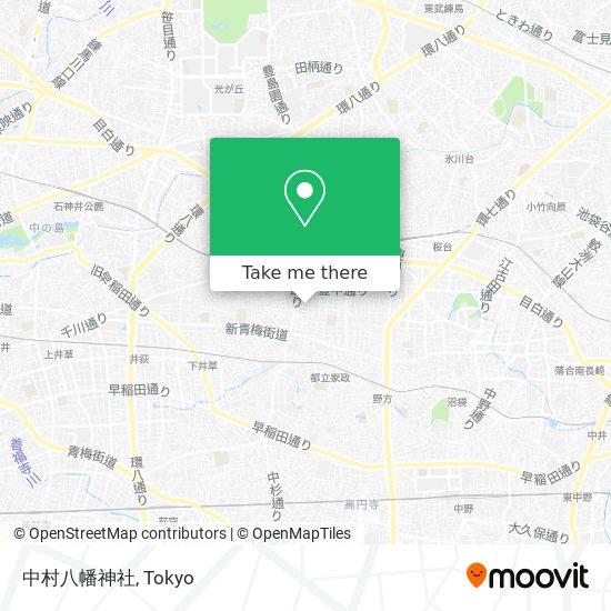 中村八幡神社 map