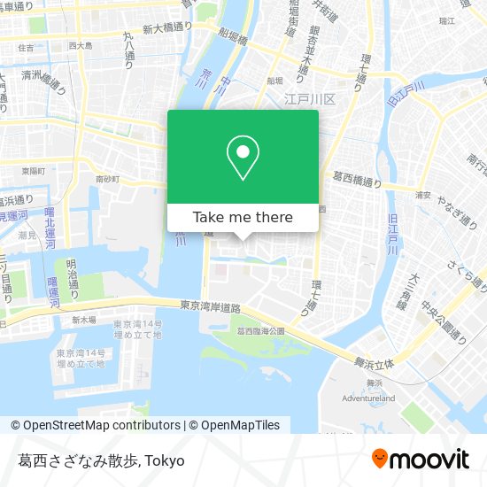 葛西さざなみ散歩 map