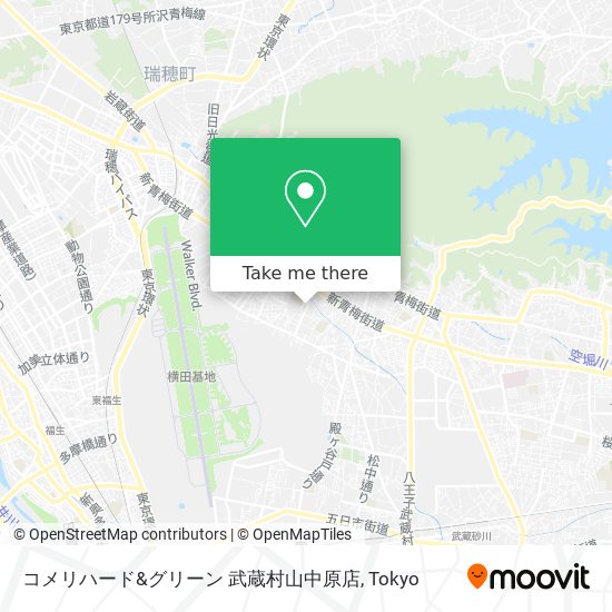 コメリハード&グリーン 武蔵村山中原店 map