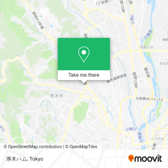厚木ハム map