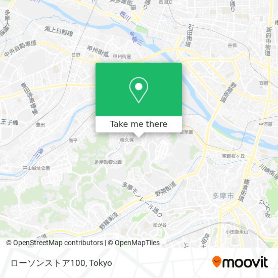 ローソンストア100 map