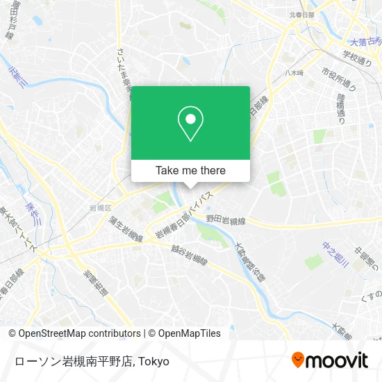 ローソン岩槻南平野店 map