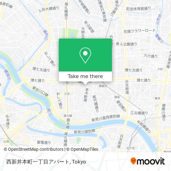 西新井本町一丁目アパート map