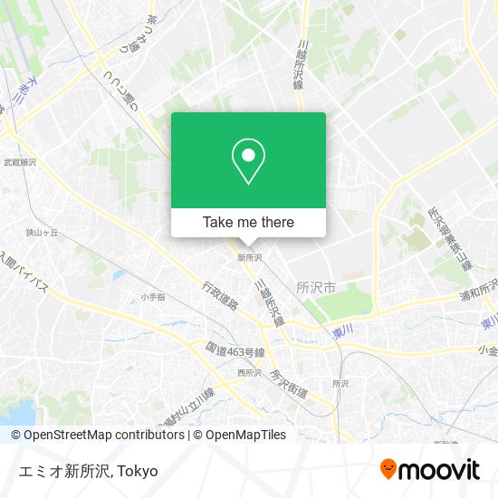 エミオ新所沢 map