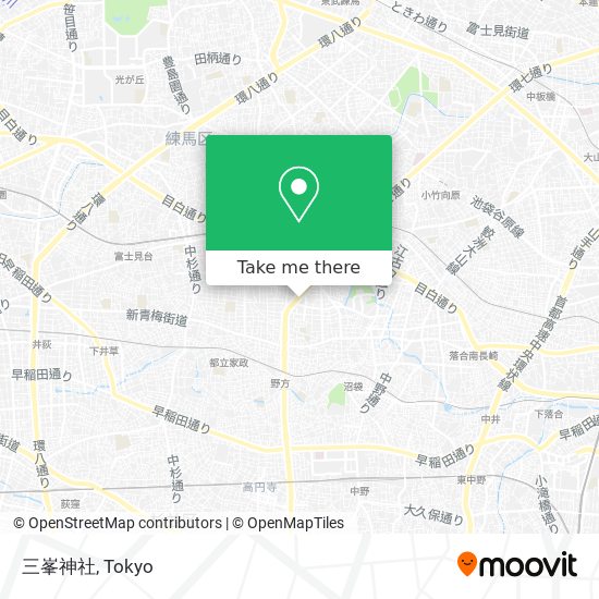 三峯神社 map