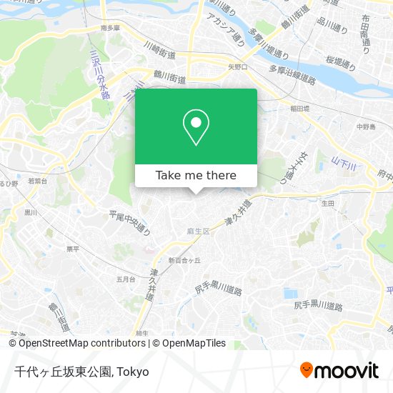 千代ヶ丘坂東公園 map