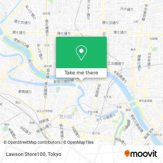 Lawson Store100 map