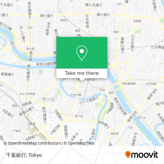 千葉銀行 map