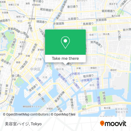 美容室ハイジ map