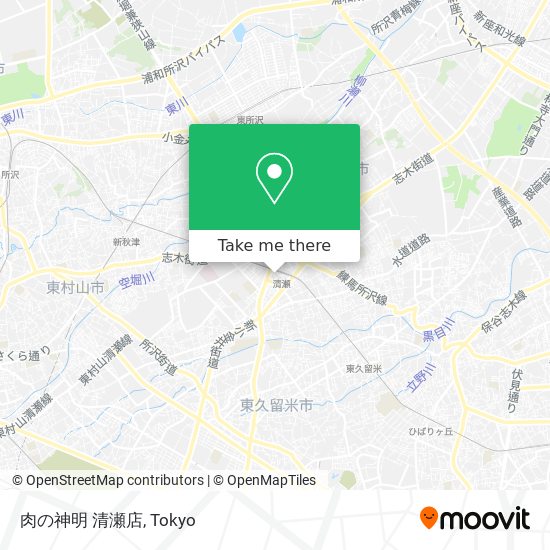 肉の神明 清瀬店 map