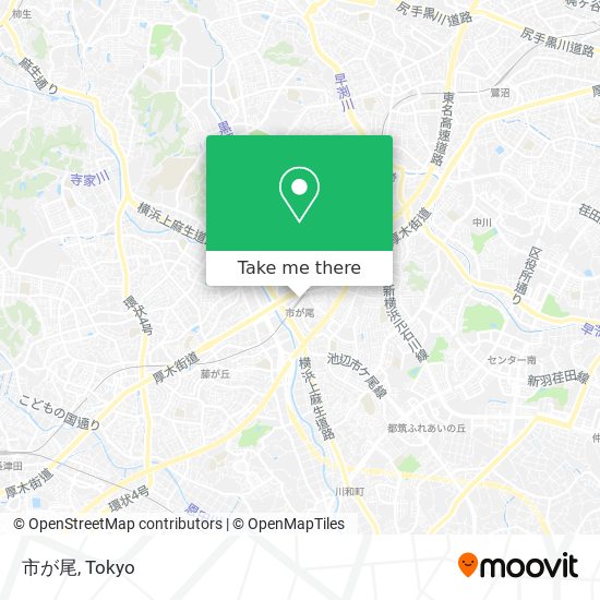 市が尾 map