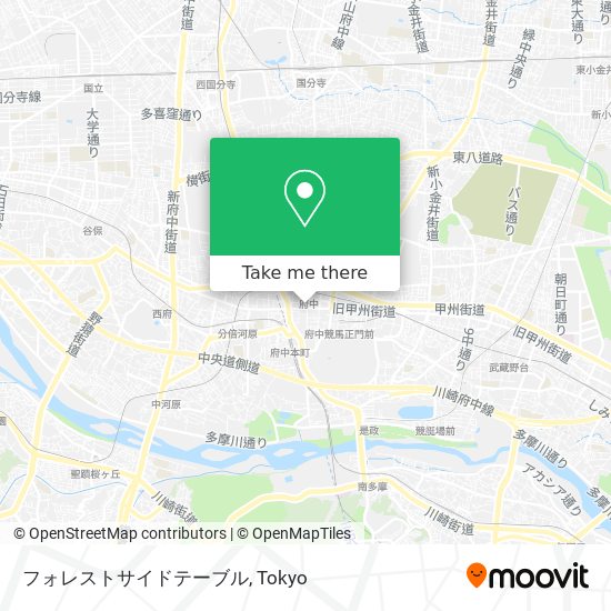 フォレストサイドテーブル map