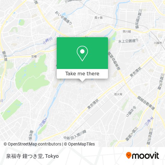 泉福寺 鐘つき堂 map