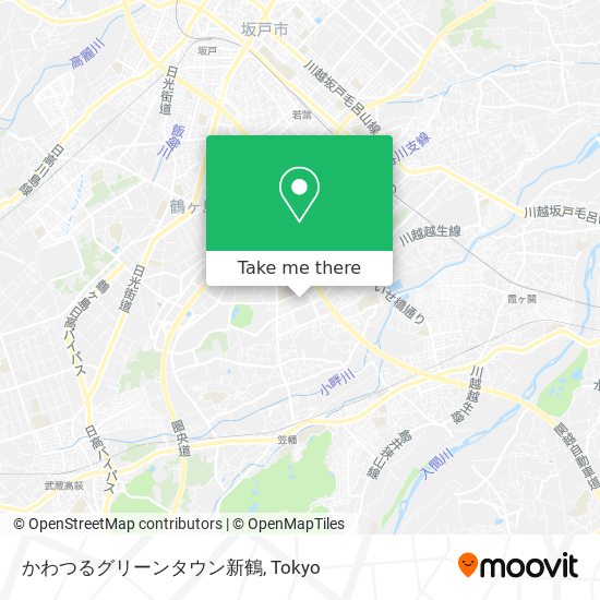 かわつるグリーンタウン新鶴 map