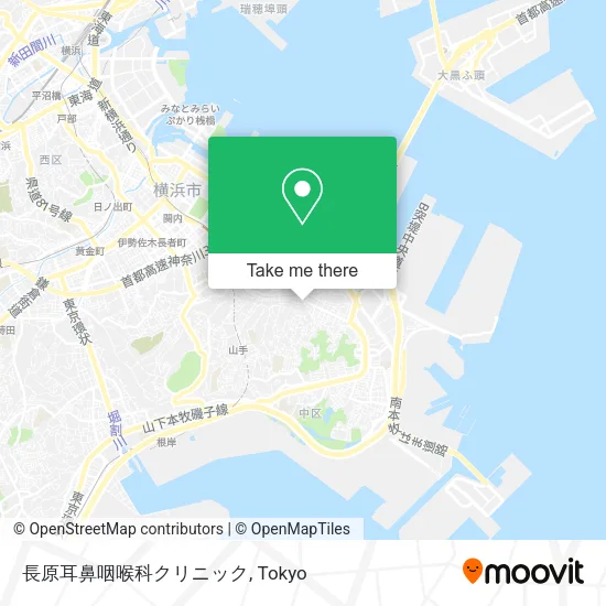長原耳鼻咽喉科クリニック map