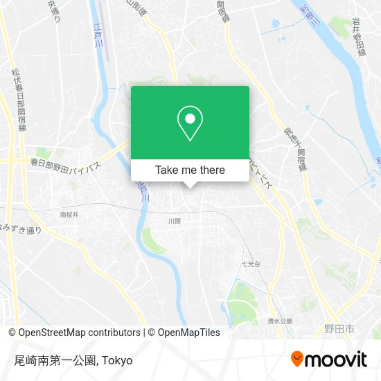 尾崎南第一公園 map