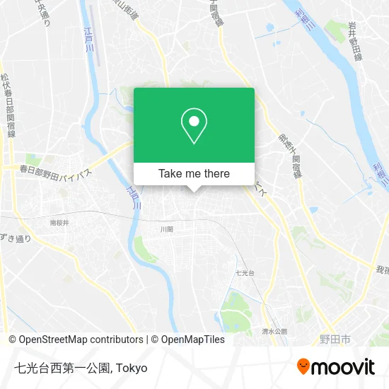 七光台西第一公園 map