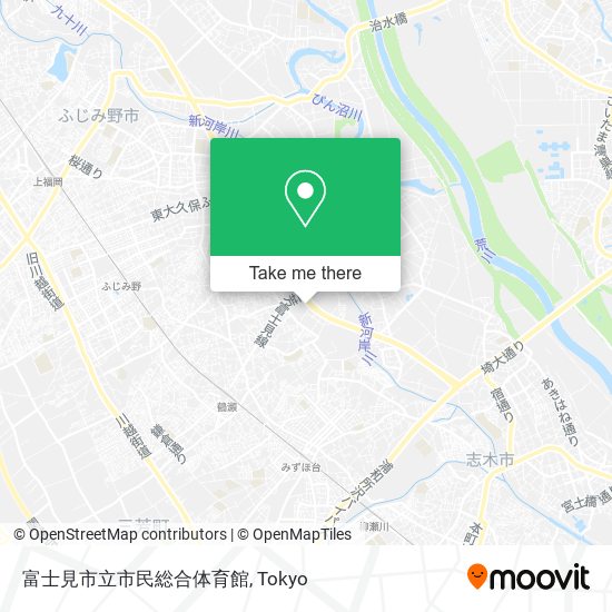 富士見市立市民総合体育館 map