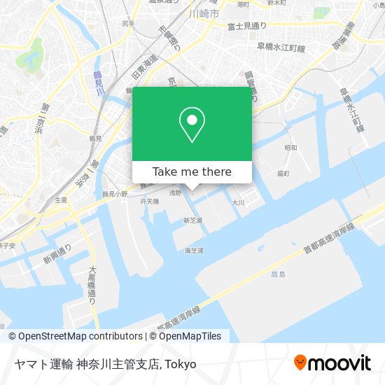 ヤマト運輸 神奈川主管支店 map